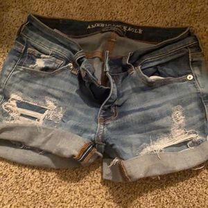 American eagle low rise jeans shorts